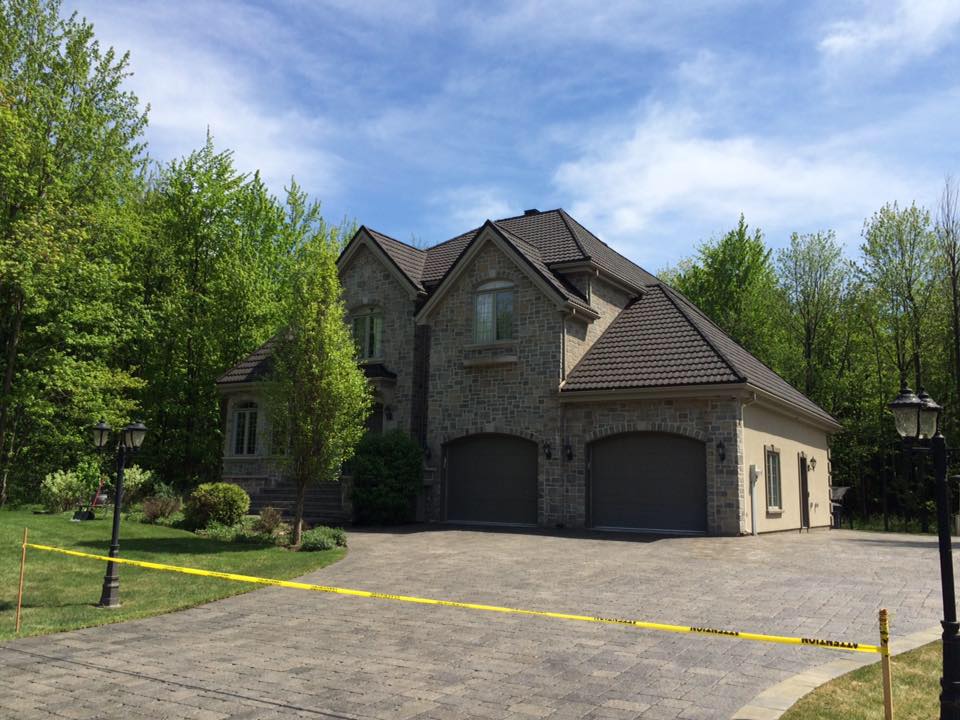 Exemple de terrasse nettoyée et restaurée